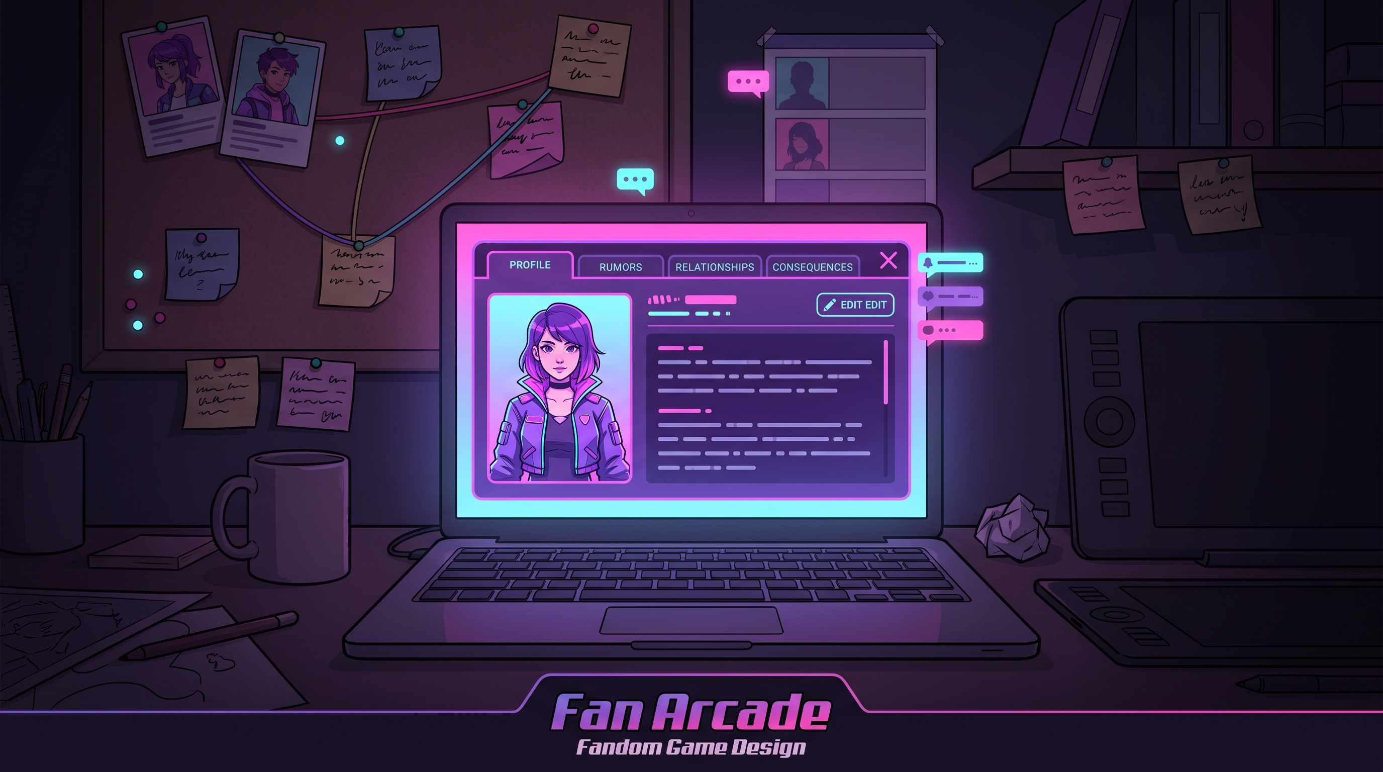 Your Fan Game Needs a Fan Wiki Profile System, Not a Stats Screen